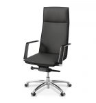 Кресло Соло кожа черная