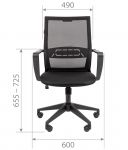 Кресло персонала Чеармен | Chairman 545 черная B01/черная TW01