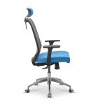 Кресло Аэро | Aero 1D H с подголовником черная B01/черная TW01