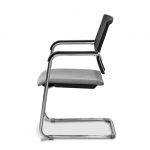 Стул Домино X спинка-сетка черная B01/черная TW01