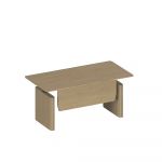 Стол руководителя на электроприводе дуб грейдж