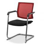 Стул Домино X спинка-сетка черная B01/черная TW01