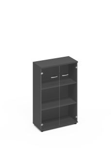 A4 шкаф средний со стеклом а4 9366 ар