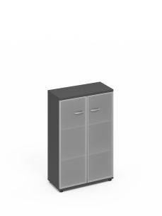 A4 шкаф средний со стеклом в алюминиевой рамке а4 9367 ар