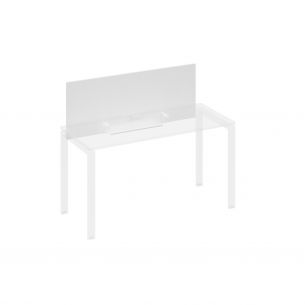 A4 экран настольный фронтальный для стола 140 с кабель-каналом а4 б 832 бп