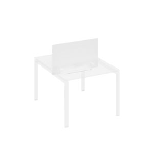 A4 экран настольный фронтальный для стола 100 с двумя кабель-каналами а4 б 845 бп