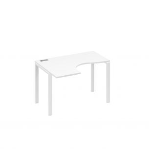 Стол левый эргономичный классика на металлокаркасе uno а4 б1 031 бп