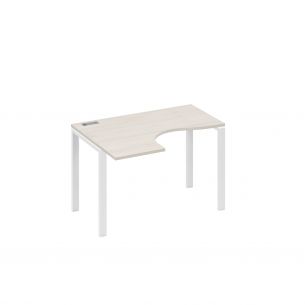 Стол левый эргономичный классика на металлокаркасе uno а4 б1 031 дш