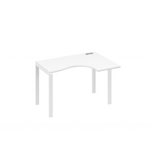 Стол правый классика на металлокаркасе uno эргономичный а4 б1 032 бп