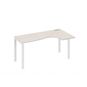 Стол эргономичный классика правый на металлокаркасе uno а4 б1 036 дш