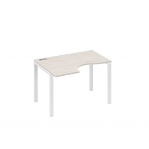 Стол левый классика эргономичный на металлокаркасе uno а4 б1 041 дш