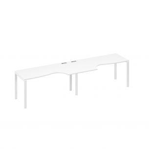 Рабочая станция столы (2х160) эргономичными классика каркас uno а4 б1 045-2 бп