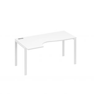 Стол эргономичный левый классика на металлокаркасе uno а4 б1 045 бп