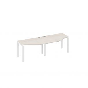 Рабочая станция на каркасе uno (2х120) столы техно а4 б1 051-2 дш