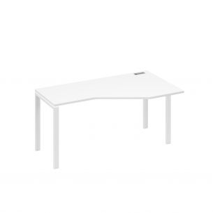 Стол техно на металлокаркасе uno эргономичный правый а4 б1 056 бп