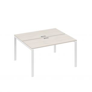 Рабочая станция на каркасе uno столы 2х140 а4 б1 171 дш