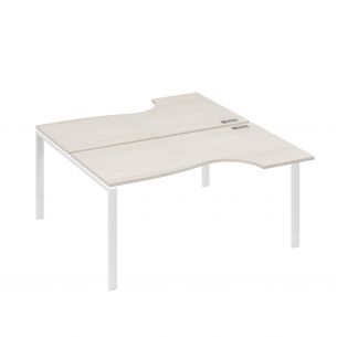 Станция на каркасе uno (2х160) столы классика а4 б1 185 дш