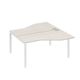 Рабочая станция со столами (2х160) техно на каркасе uno а4 б1 188 дш