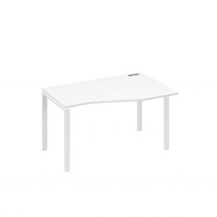Стол на металлокаркасе uno эргономичный правый техно а4 б1 064 бп