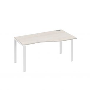 Стол правый техно на металлокаркасе uno эргономичный а4 б1 066 дш