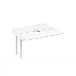 Секция стола рабочей станции на металлокаркасе uno (2х140) а4 б1 171-1 бп