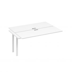 Секция стола рабочей станции на металлокаркасе uno (2х160) а4 б1 172-1 бп