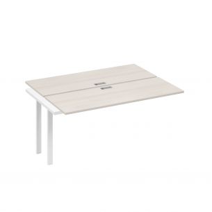 Секция стола рабочей станции на металлокаркасе uno (2х160) а4 б1 172-1 дш