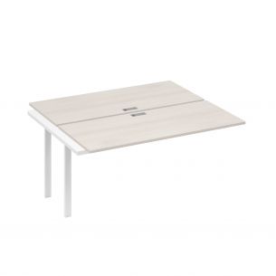 Секция стола 2х160 рабочей станции на каркасе uno а4 б1 175-1 дш