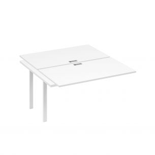 Секция стола рабочей станции 2х140 на каркасе uno а4 б1 177-1 бп