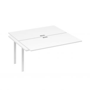 Секция стола рабочей станции 2х160 с металлокаркасом uno а4 б1 178-1 бп