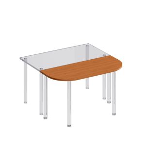 Брифинг-приставка на хромированных опорах фр 433-1 ое