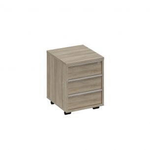 Спэйс+ | space+ тумба выкатная 3-х ящичная с центральным замком и ручкой-профилем а1 213 вл