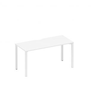 Спэйс+ | space+ стол письменный на металлокаркасе, столешница с вырезом а1 бг 015.2 бп