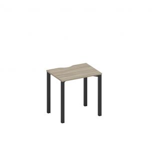 Спэйс+ | space+ стол письменный на металлокаркасе, столешница с вырезом а1 чр 001.2 вл