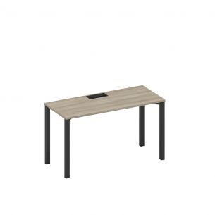 Спэйс+ | space+ стол письменный на металлокаркасе, столешница с заглушкой а1 чр 004 вл