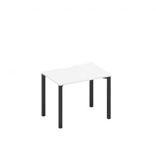 Стол письменный на металлокаркасе, столешница с вырезом а1 чр 012.2 бп