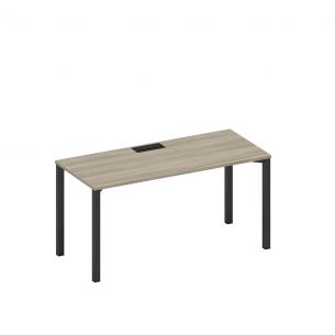 Спэйс+ | space+ стол письменный на металлокаркасе, столешница с заглушкой а1 чр 015 вл