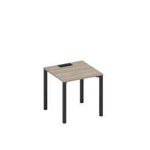 Спэйс+ | space+ стол письменный на металлокаркасе, столешница с заглушкой а1 чр 021 вл