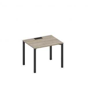 Спэйс+ | space+ стол письменный на металлокаркасе, столешница с заглушкой а1 чр 022 вл