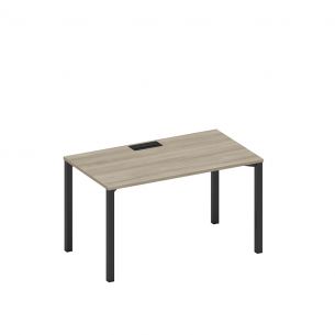 Спэйс+ | space+ стол письменный на металлокаркасе, столешница с заглушкой а1 чр 024 вл