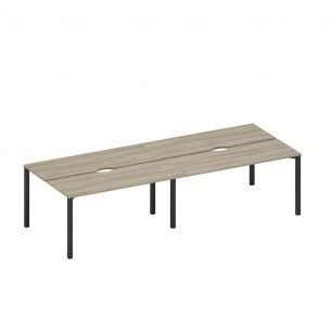 Спэйс+ | space+ рабочая станция на металлокаркасе, столешницы с вырезом (4*160) а1 чр 172.2-2 вл