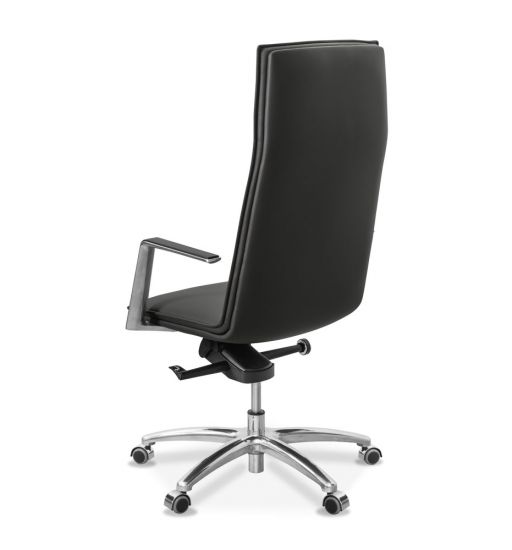 Кресло Соло кожа черная