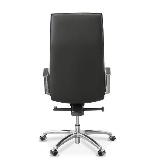 Кресло Соло кожа черная