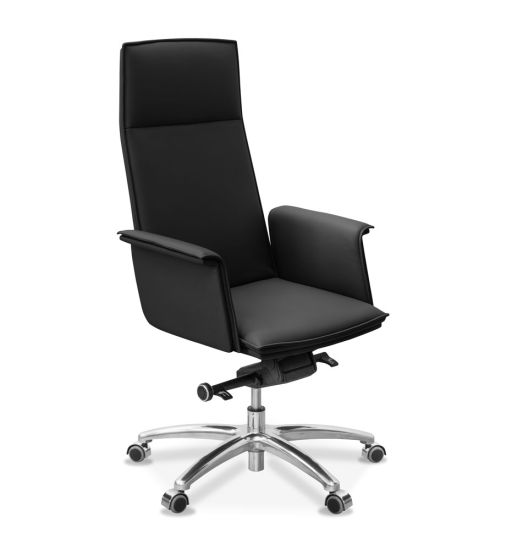 Кресло Лео экокожа черная CN1114