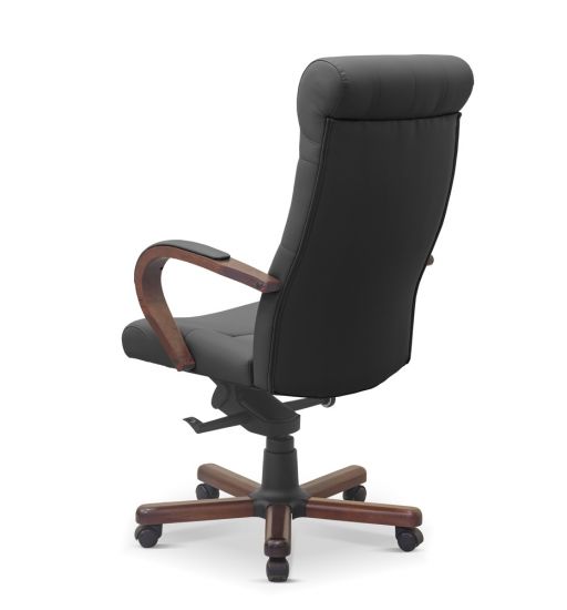 Статус | Status натуральная кожа с компаньоном чёрная NL01/ дерево - орех гамильтон