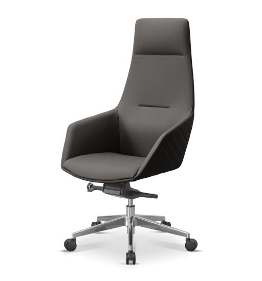 Кресло Аврора | Aurora кожа черная