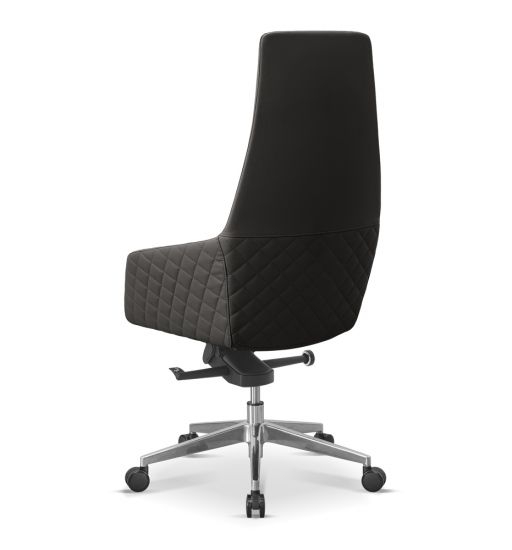 Кресло Аврора | Aurora кожа черная