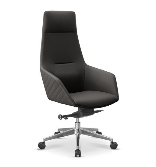 Кресло Аврора | Aurora кожа черная