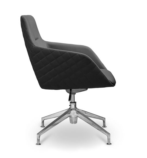 Кресло посетителя Аврора | Aurora НХ4 черная