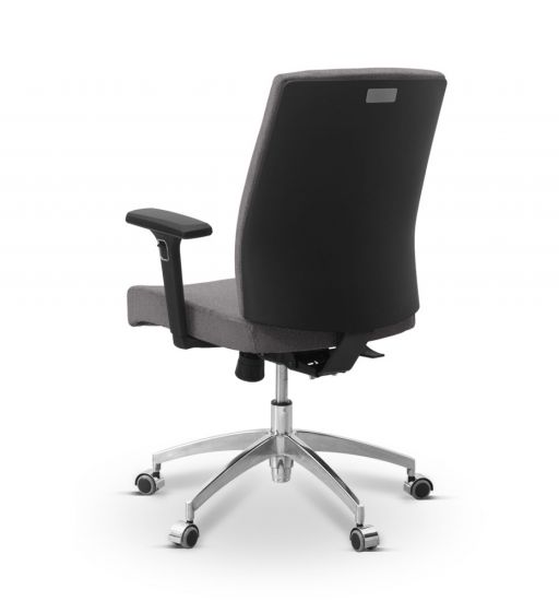 Кресло персонала Альфа | Alfa SL 3D серая ВА50